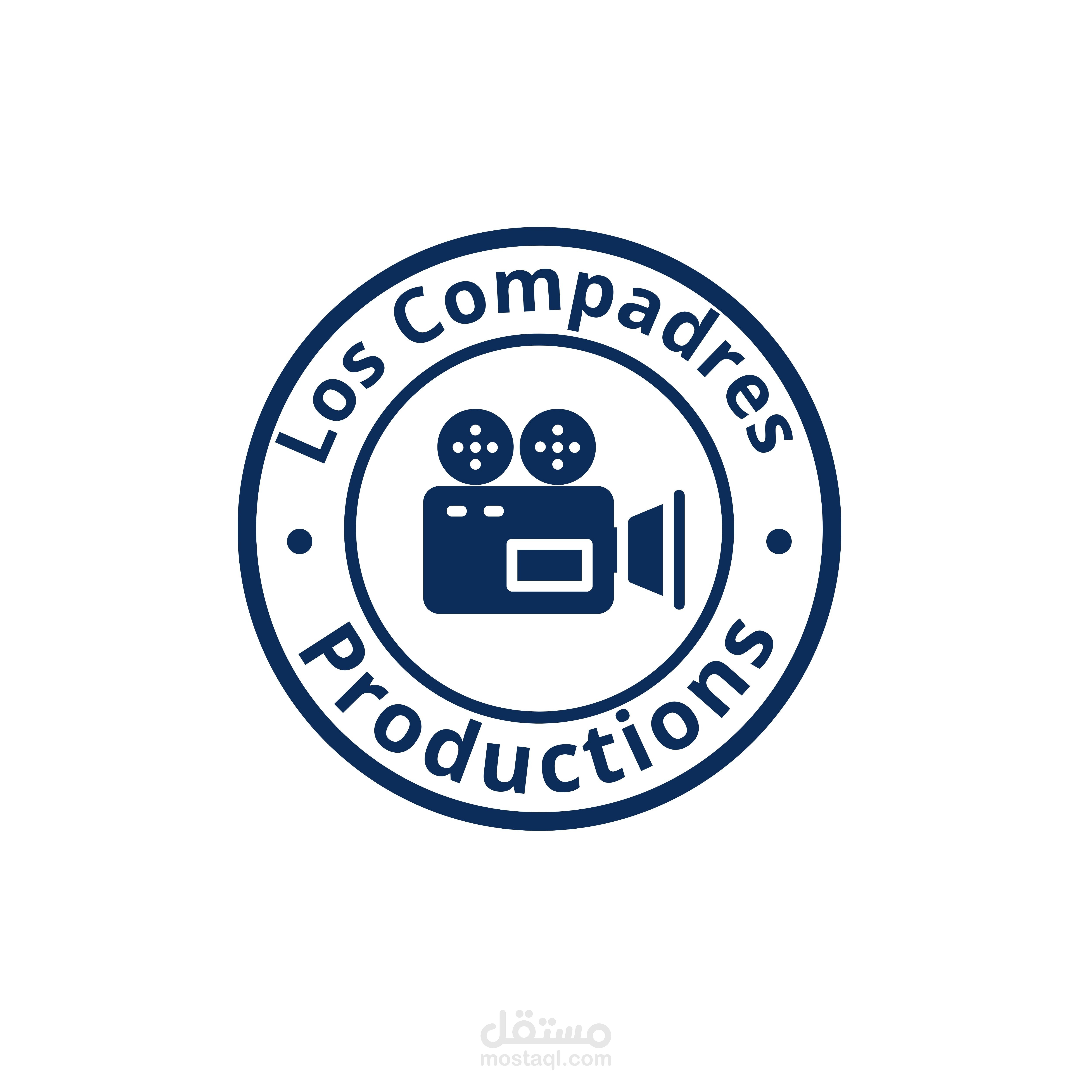 تصميم شعار لشركه Los compadres للانتاج السينمائي