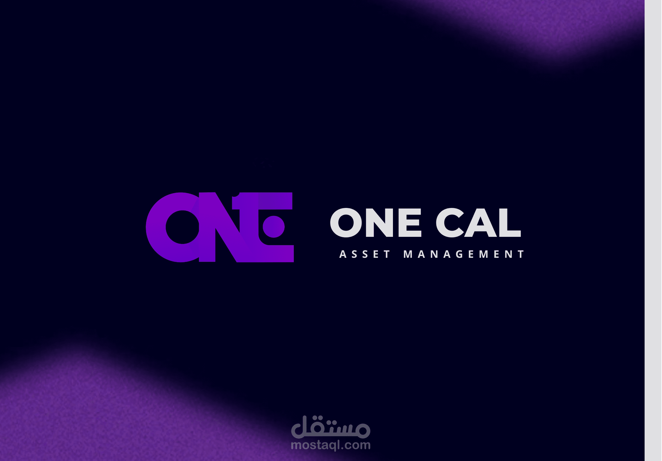 تصميم شعار لشركة ONE CAL للاستثمار