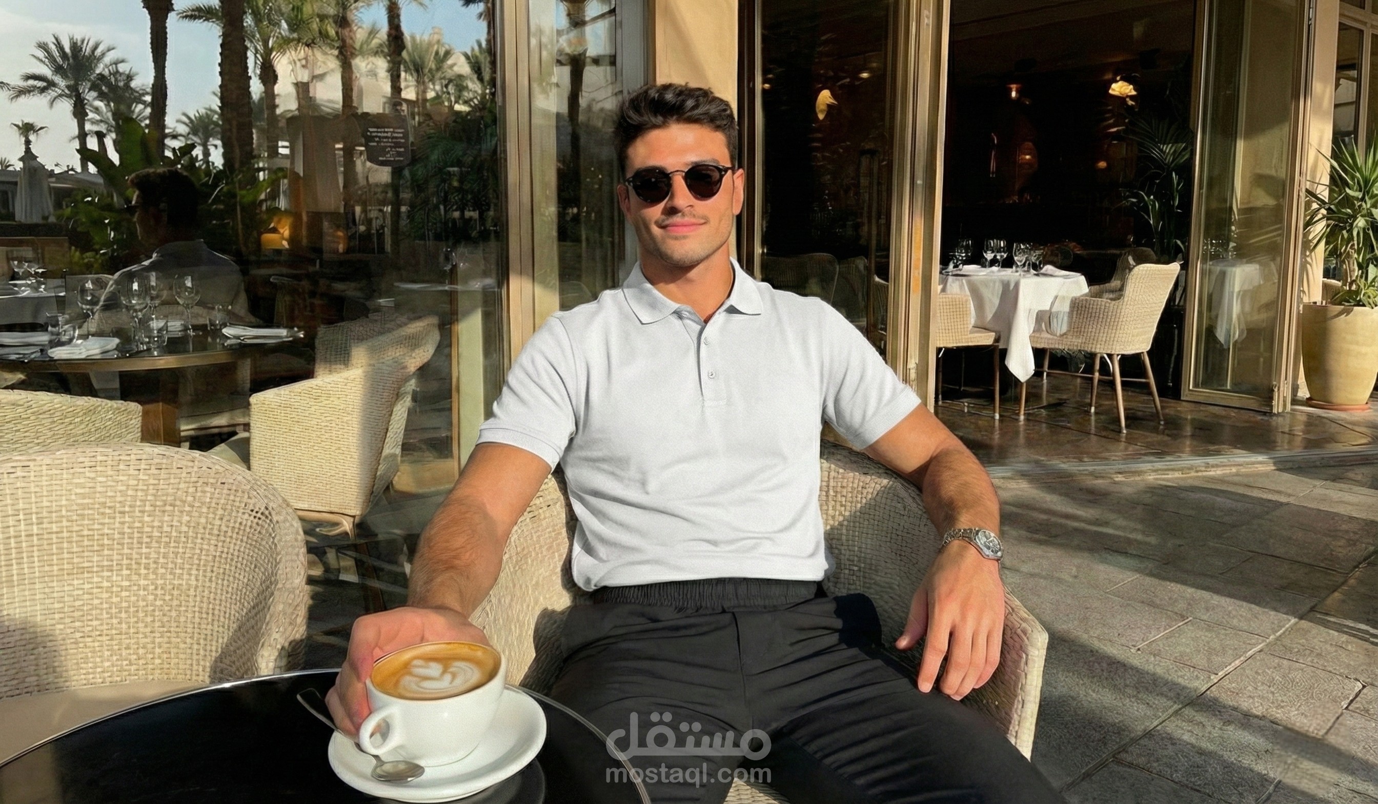 تصميم شخصيات واقعية بملابس مخصصة للبرندات وتنسيق احترافي للأعلانات