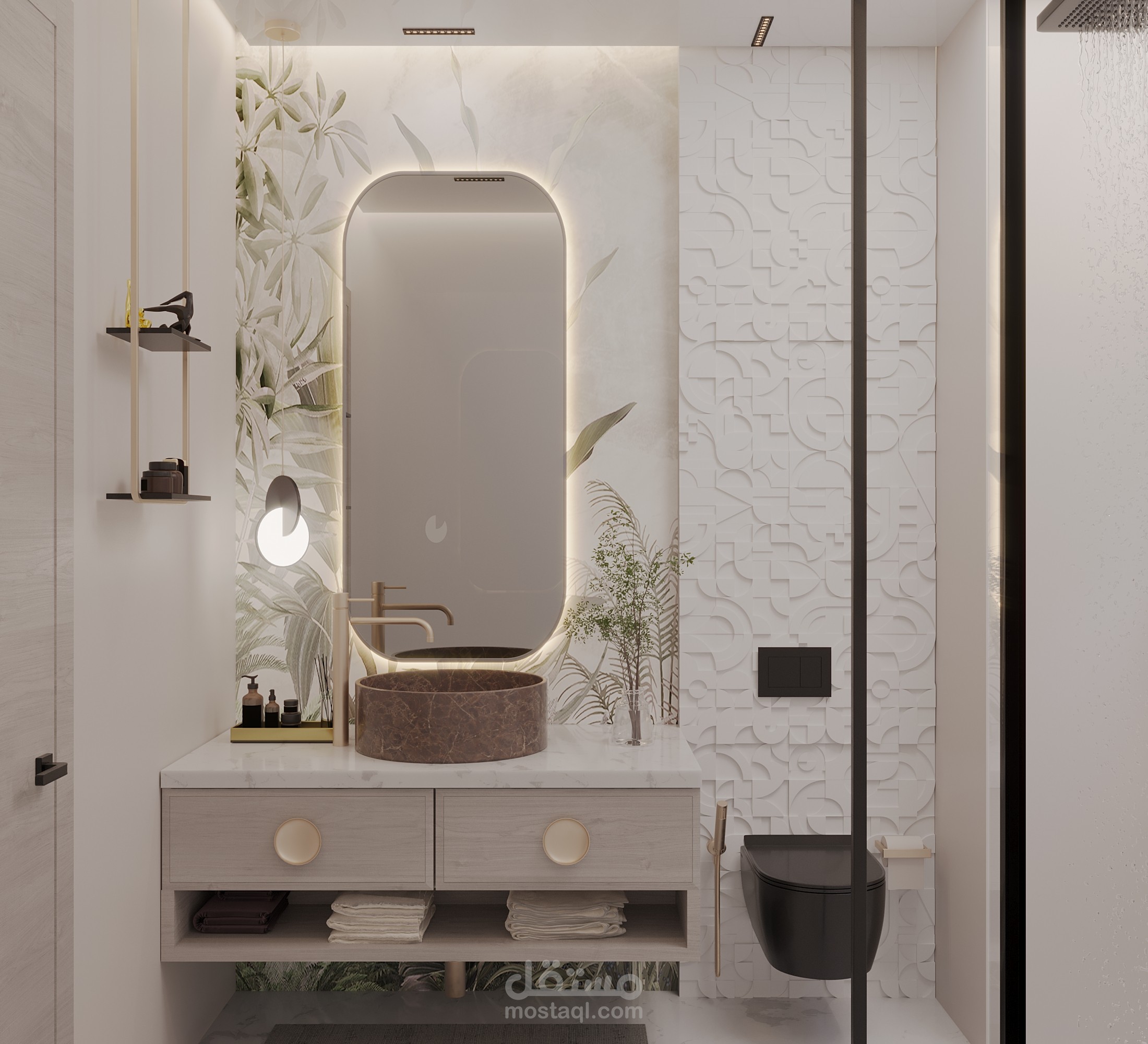 تصميم حمامات