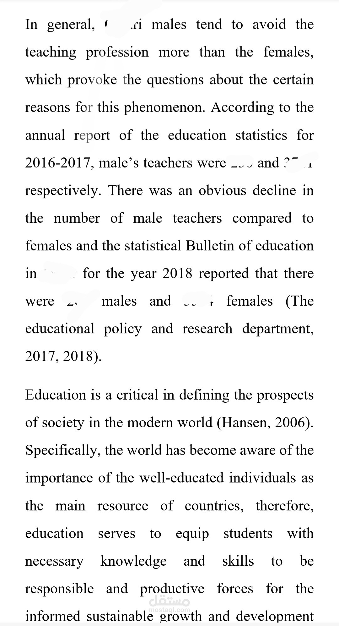 Educational problems : teachers turnover