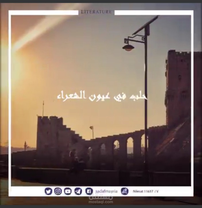 فويس أوفر عن مدينة حلب