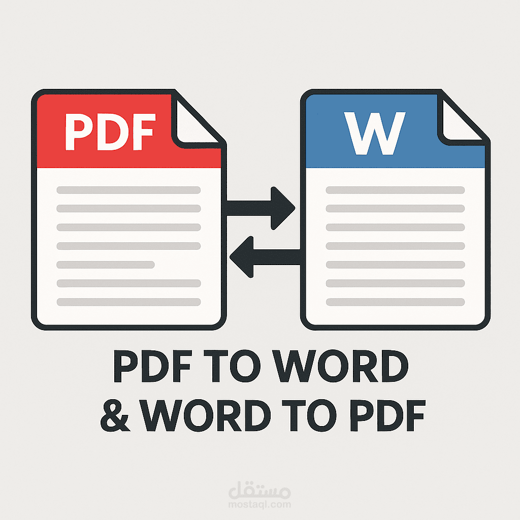 تحويل PDF إلى Word والعكس
