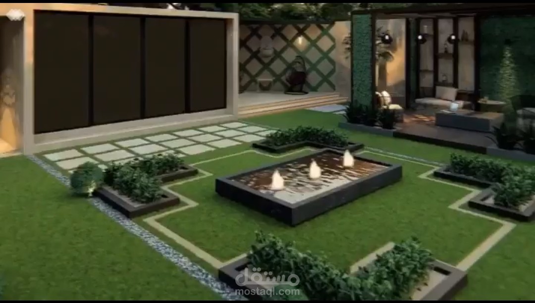 تصميم فيلا سكنية