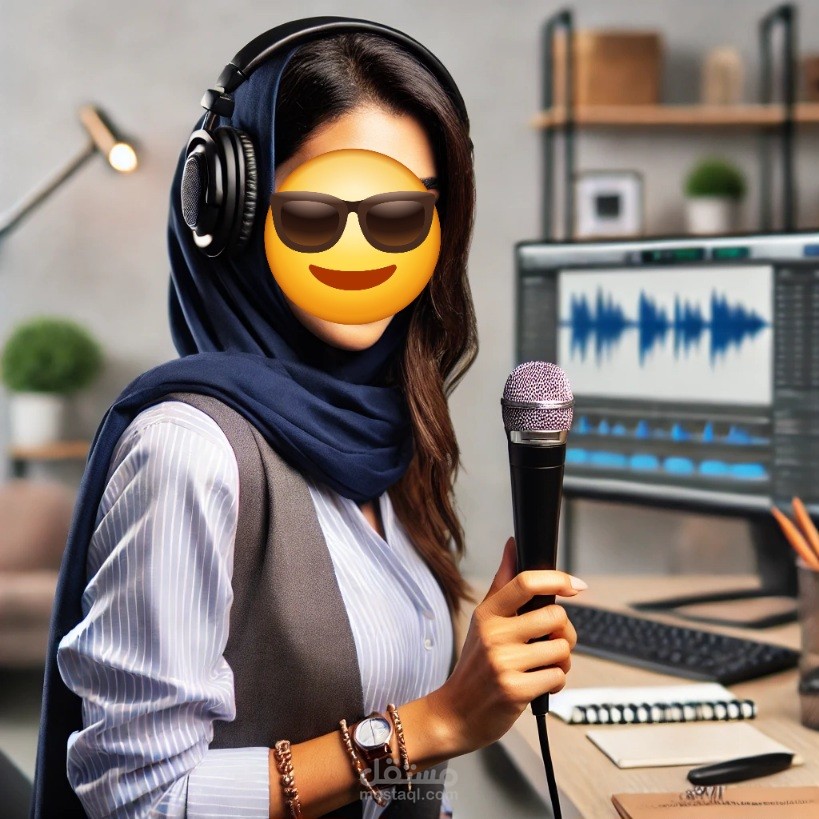 تعليق صوتي من فتاة سعودية صانعة محتوى