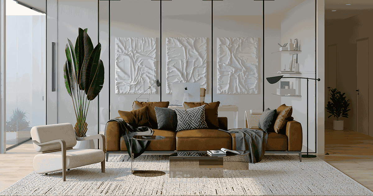 Minimalism Living Room / Interior design