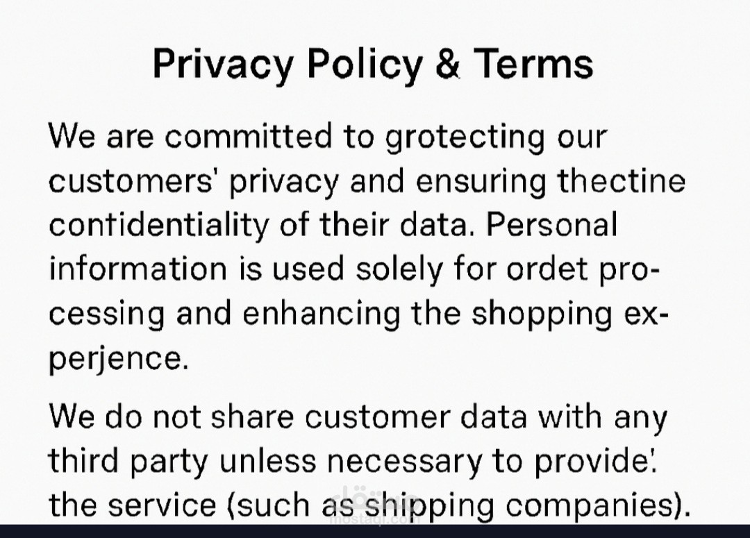 ترجمة سياسات (سياسة الخصوصية و الشروط)