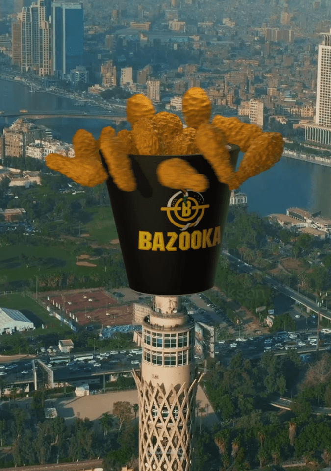 VFX Promotional Ad for a Broasted Chicken Restaurant