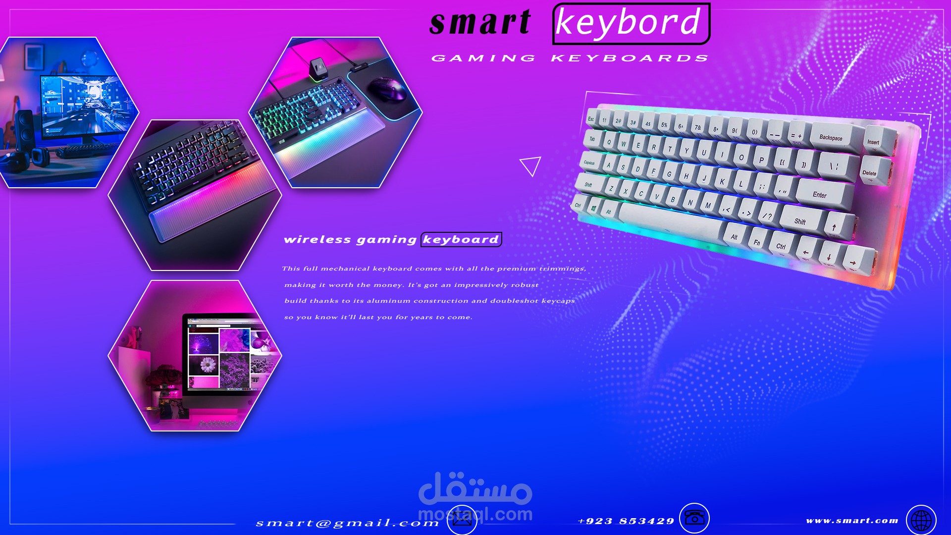 Design flyer keyboard