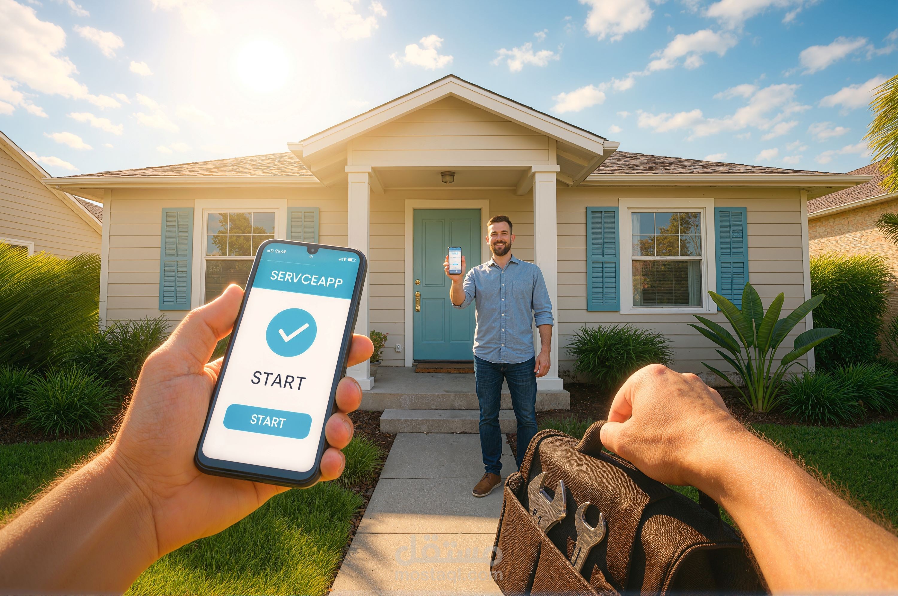 شعار لتطبيق توظيف