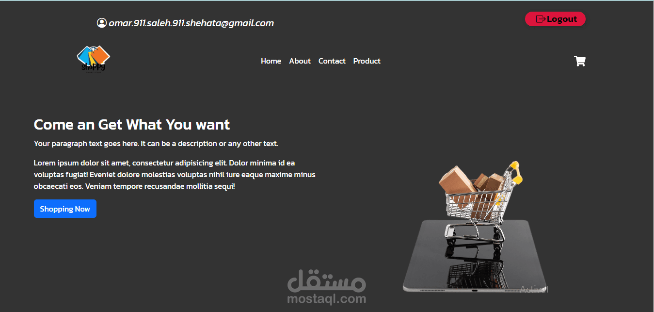 E commerce Authenticated App