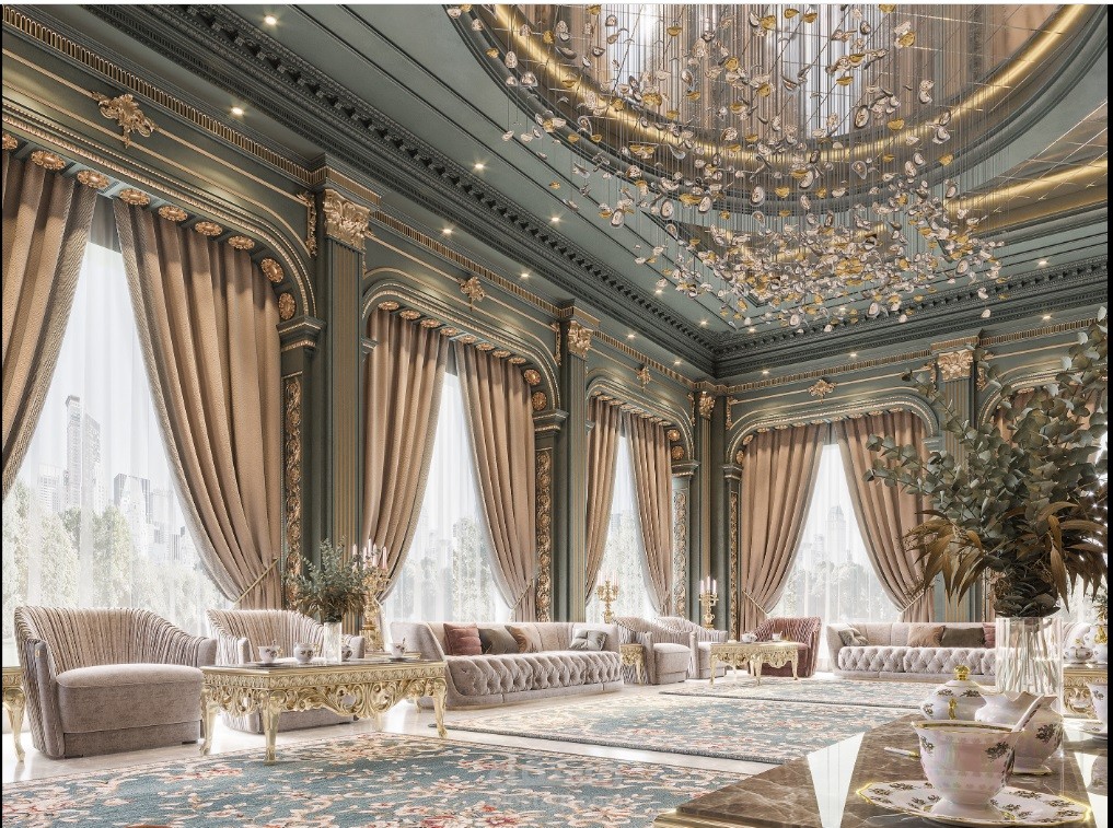 تصميم داخلي لمجلس