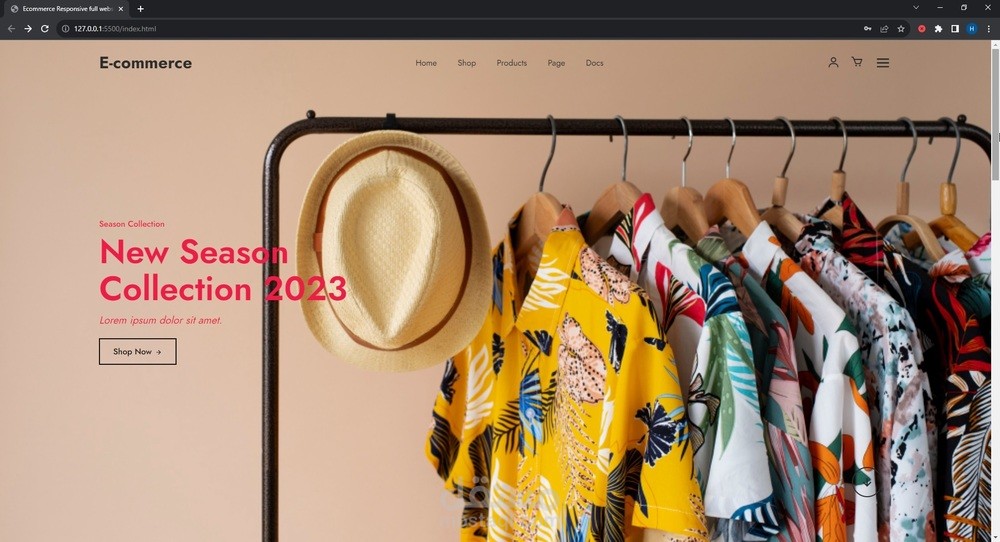 Small E-commerce Website is a web application that provides a platform for customers to browse and purchase products online. The website offers a user-friendly interface and essential features to facilitate seamless online shopping experiences.