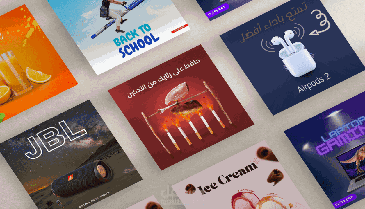 تصميم سوشيال ميديا لمطعم الديوان الماسي