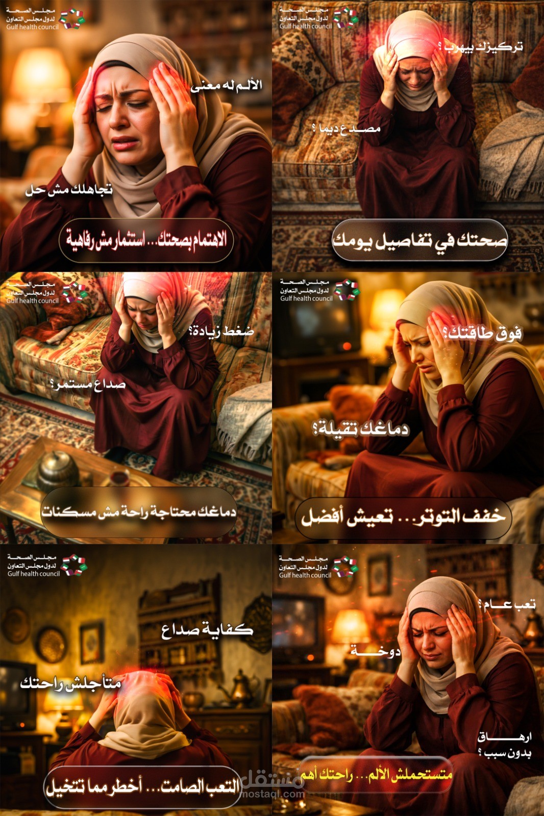حملة التوعية ضد الصداع الخليجية