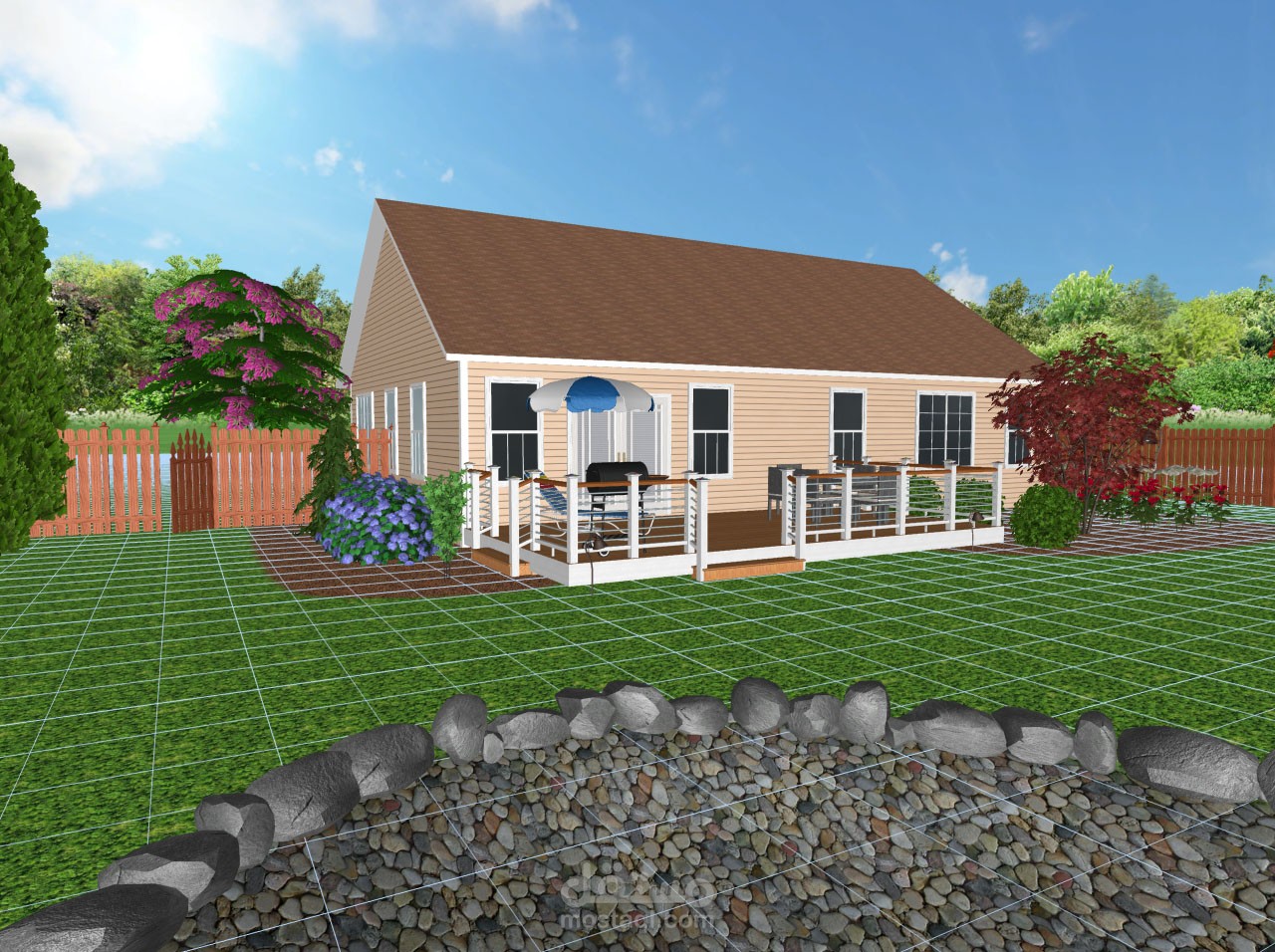 تصميم لاندسكيب فيلا