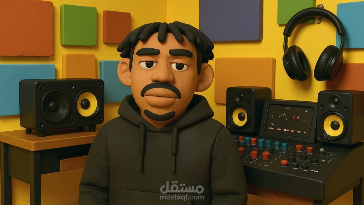 Video claymation action for ads