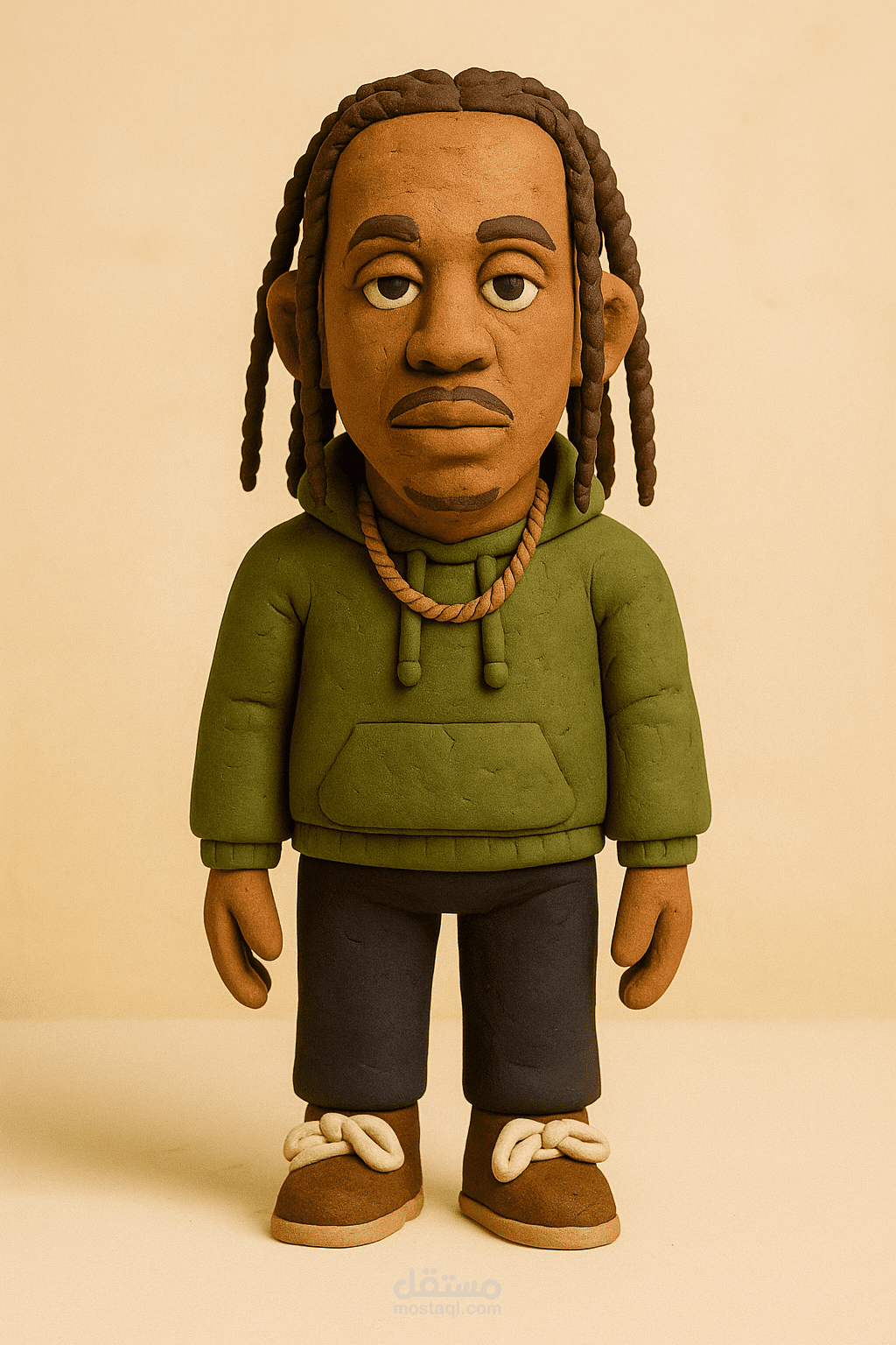 Video claymation action and song