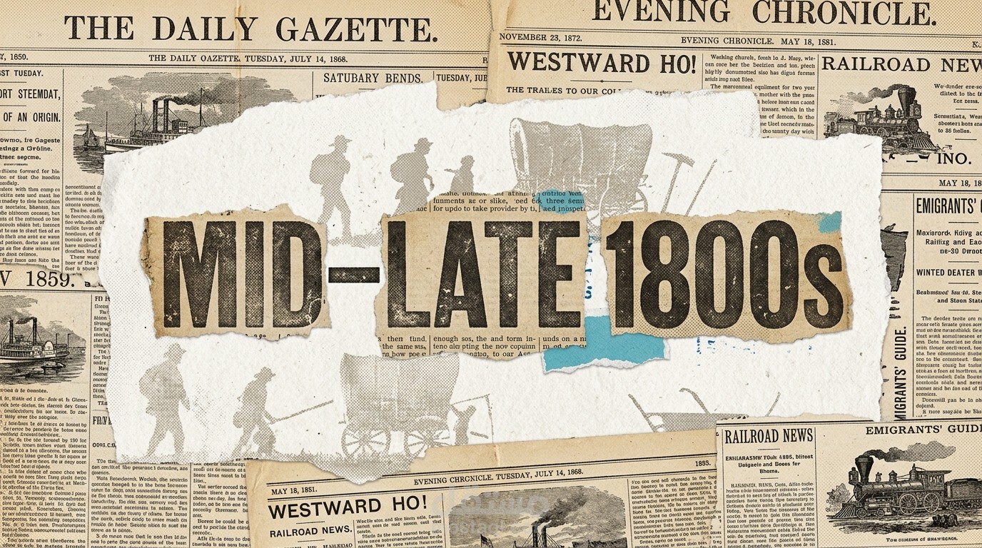 1800s – AI Paper Collage Historical Animation