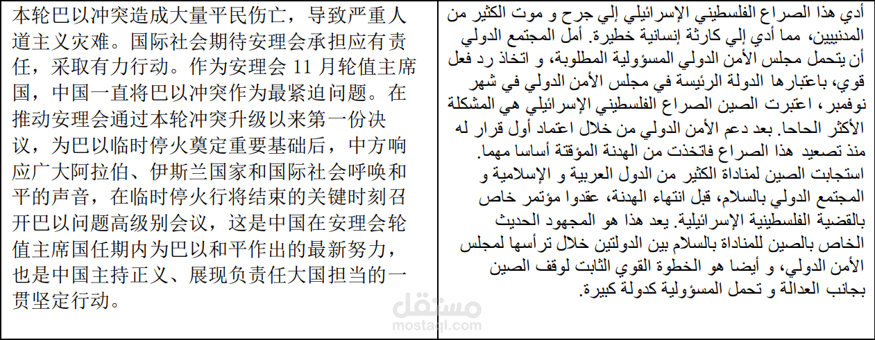 Chinese Translation