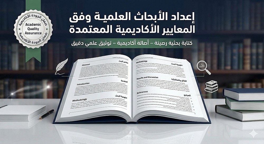 إعداد الأبحاث العلمية وفق المعايير الأكاديمية المعتمدة