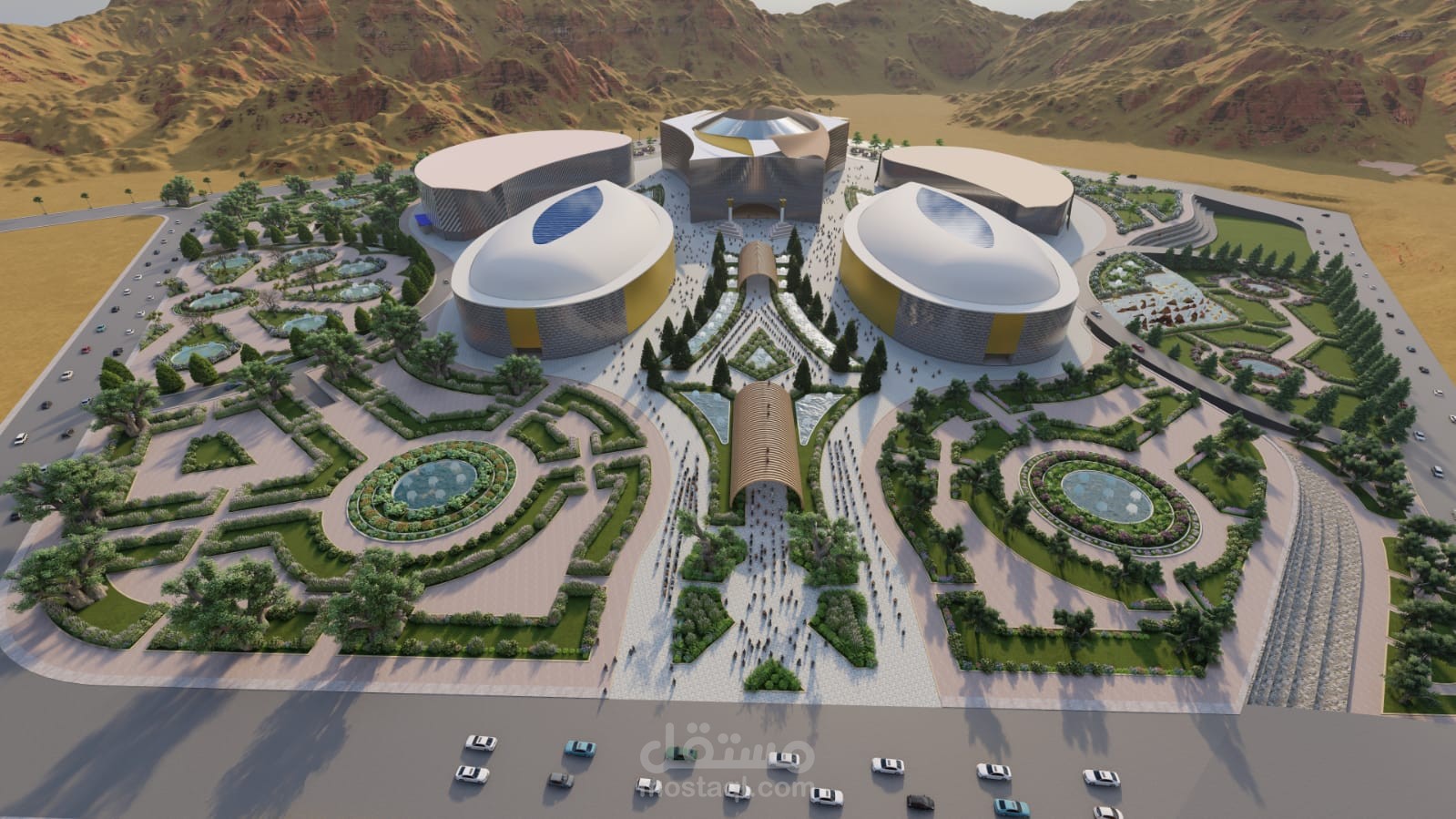 مجمع صالات مغطاة