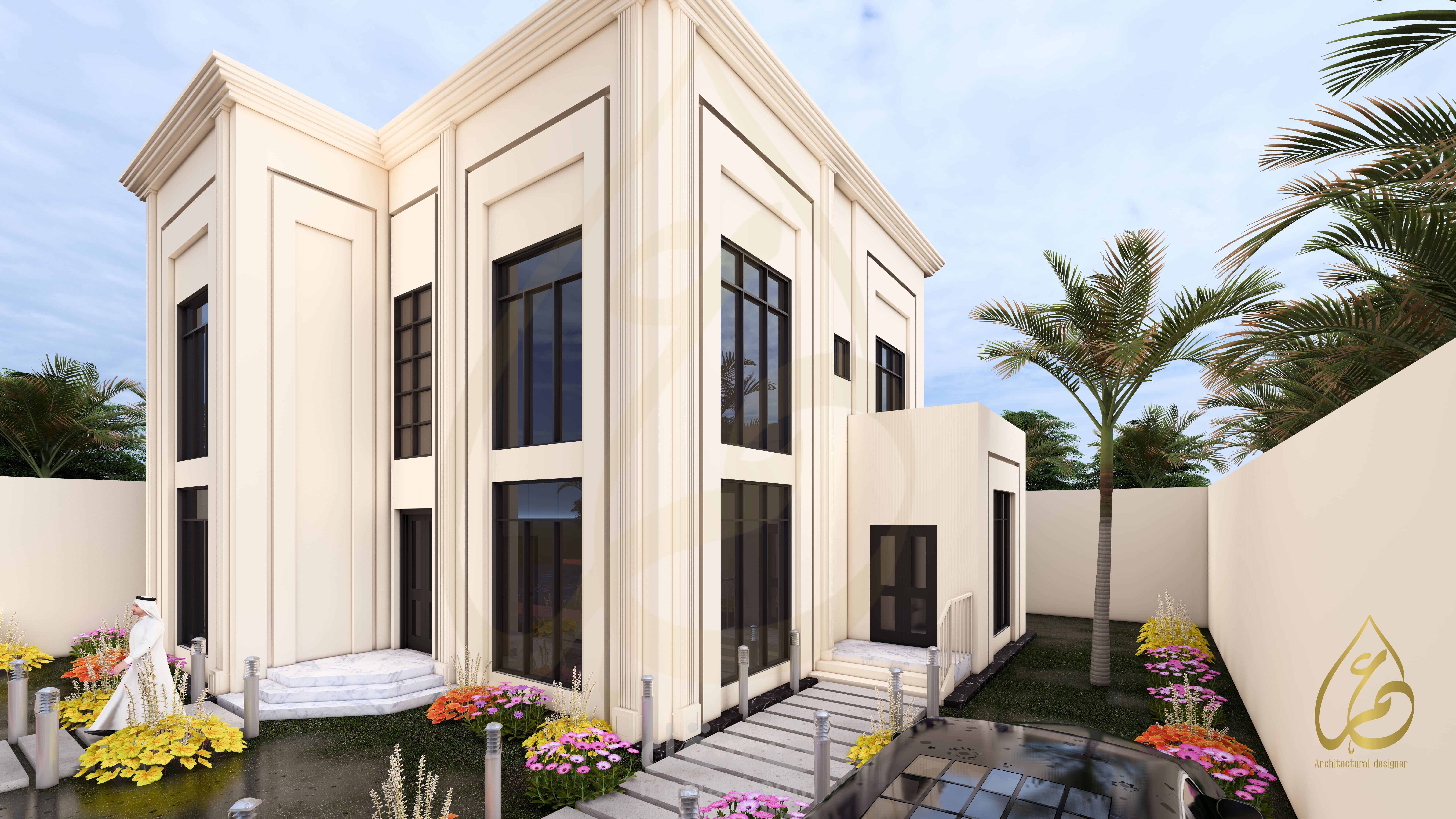 تصميم معماري 2D & 3D لڤيلا دورين