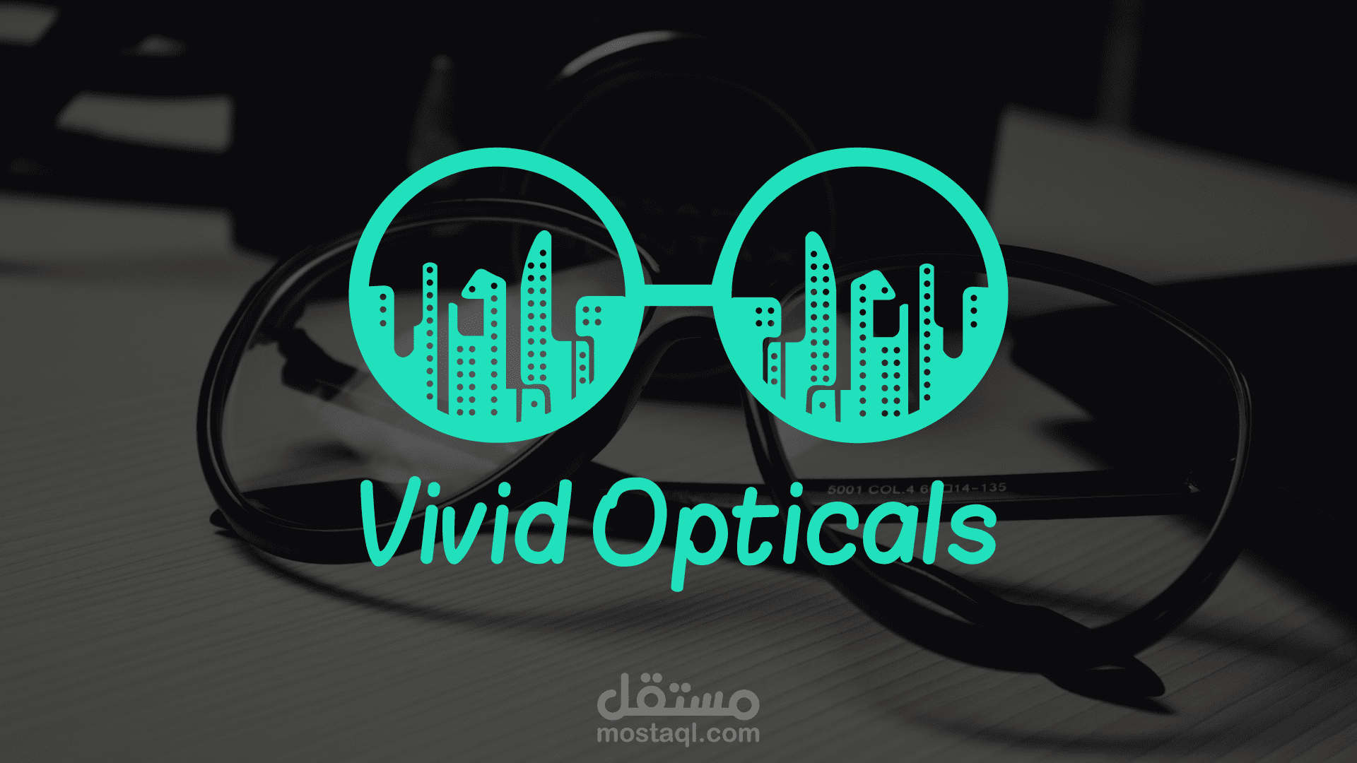 Vivid Opticals brand identity