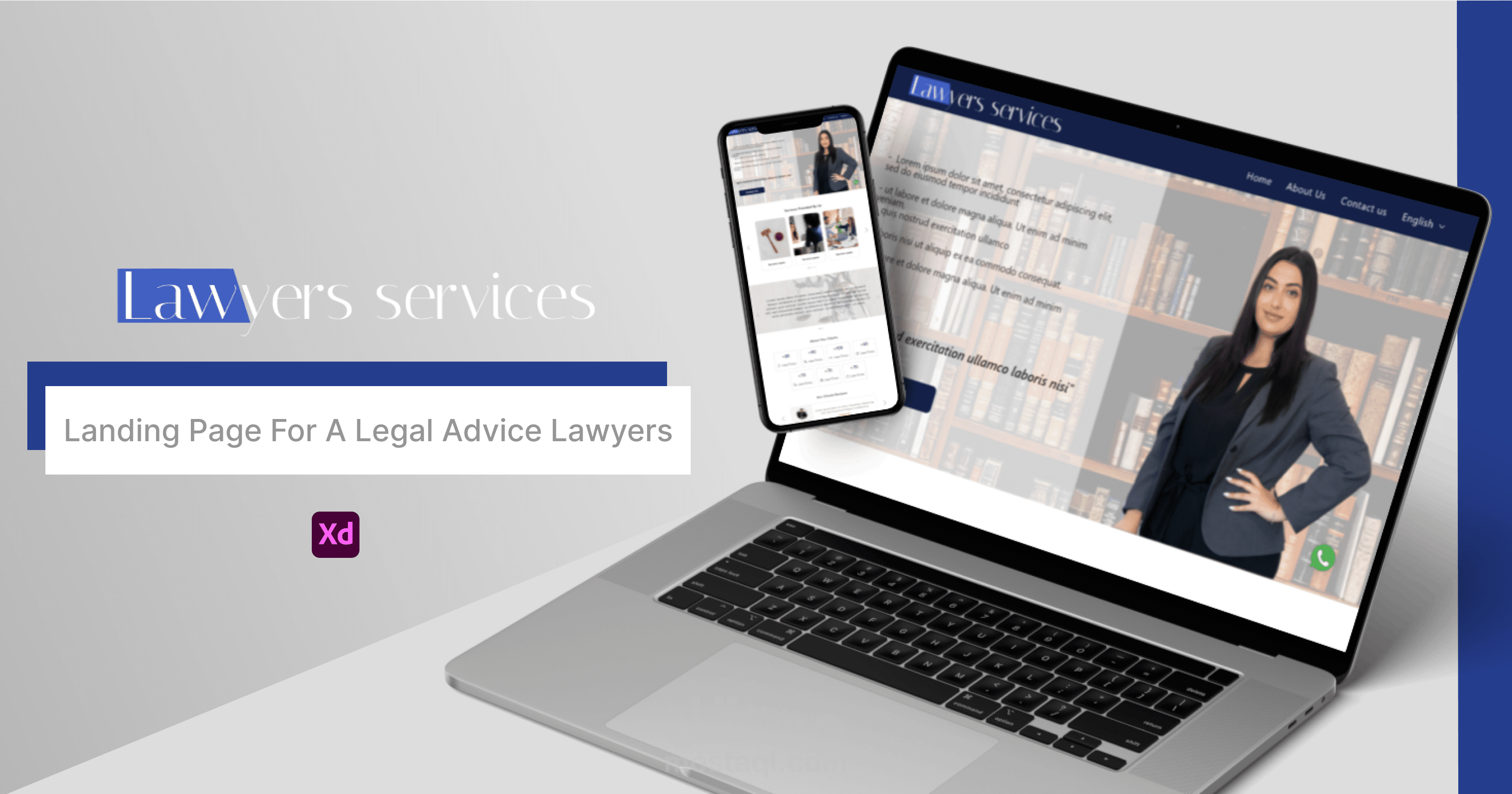 Landing Page For A Legal Advice Lawyers