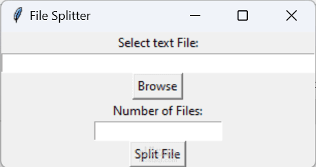 TXT splitter with same header