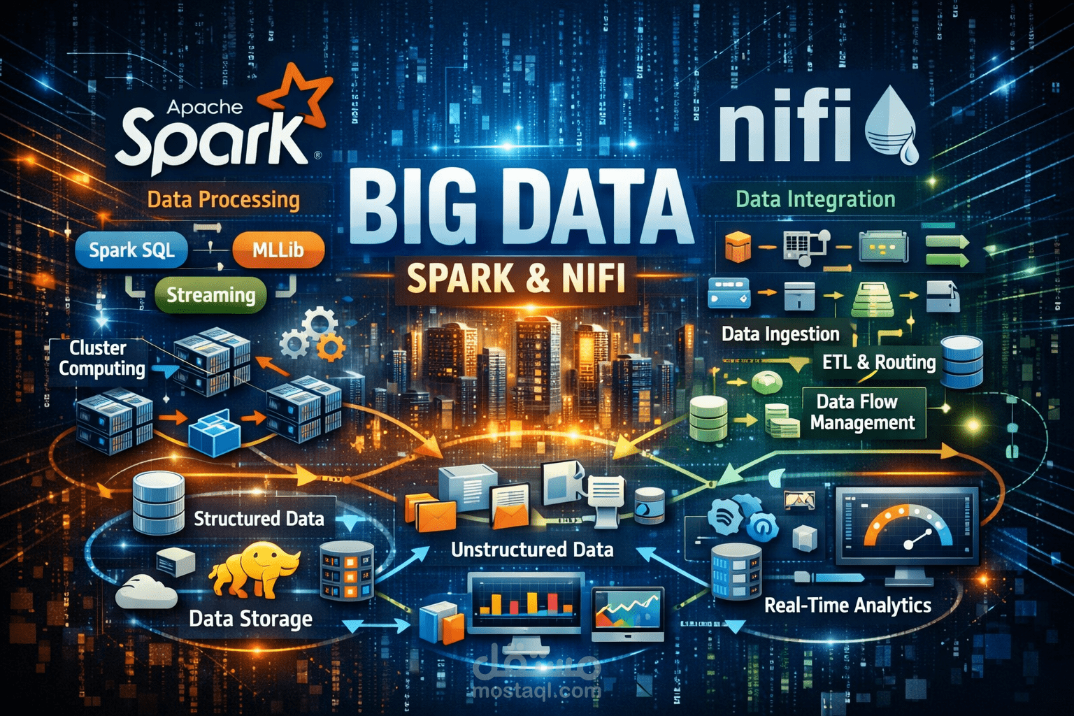 نظام تحليل بيانات ضخمة باستخدام Big Data Tools