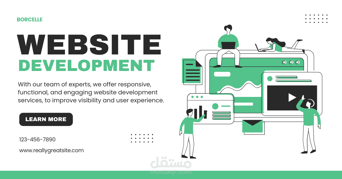 modern landing page
