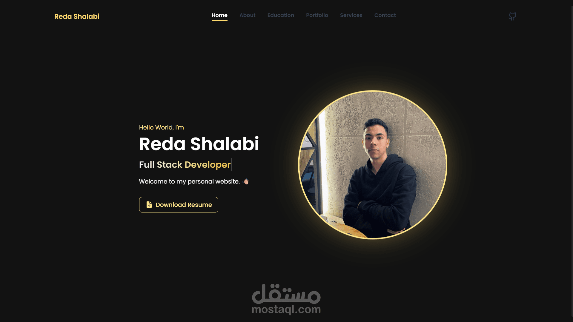 إنشاء بورتفوليو شخصي احترافي ومتجاوب بـ HTML, Tailwind,Vue