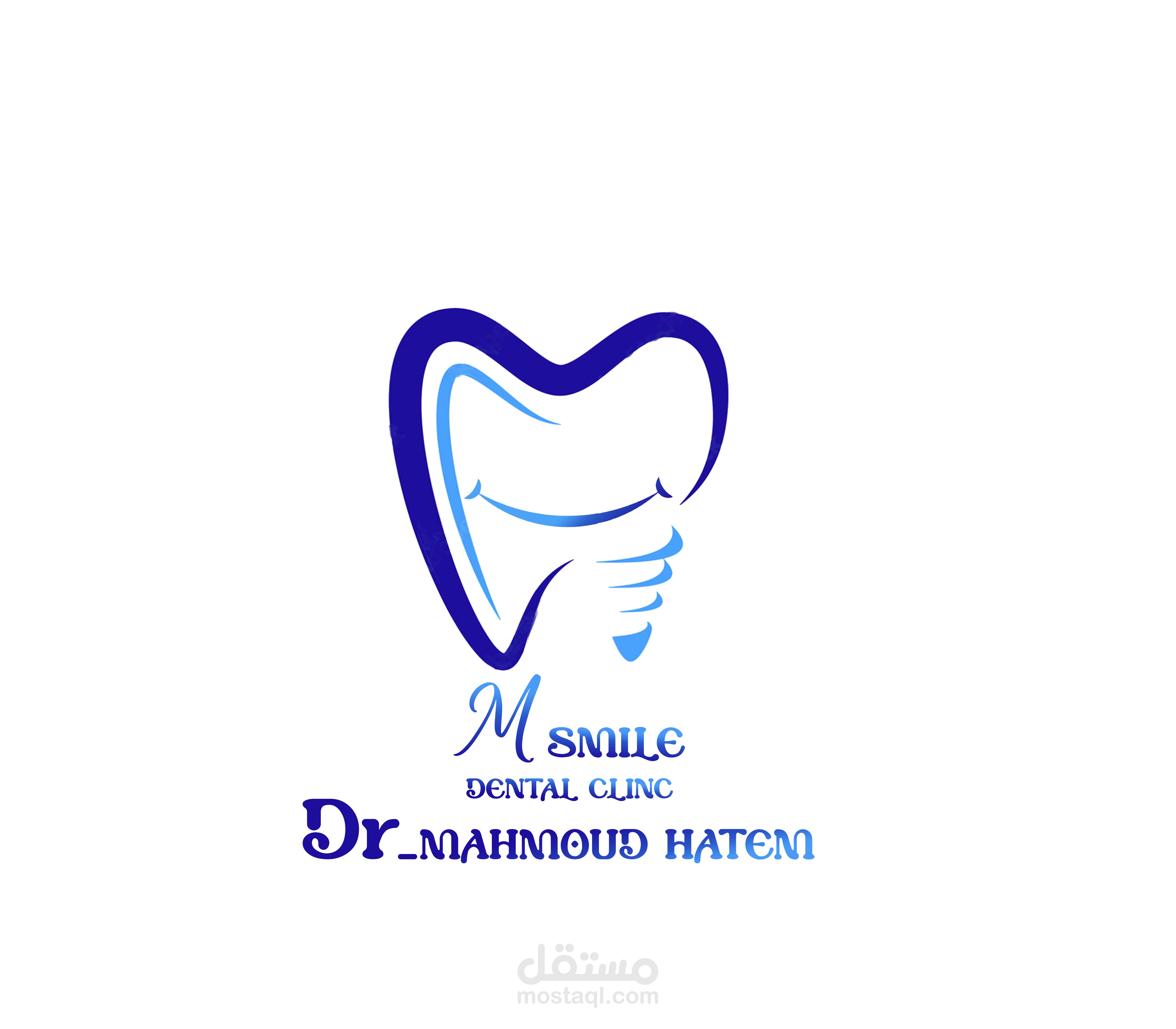 لوجو لعيادة زراعة اسنان