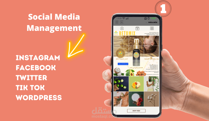 إدارة صفحات تواصل إجتماعي (Social Media Accounts)