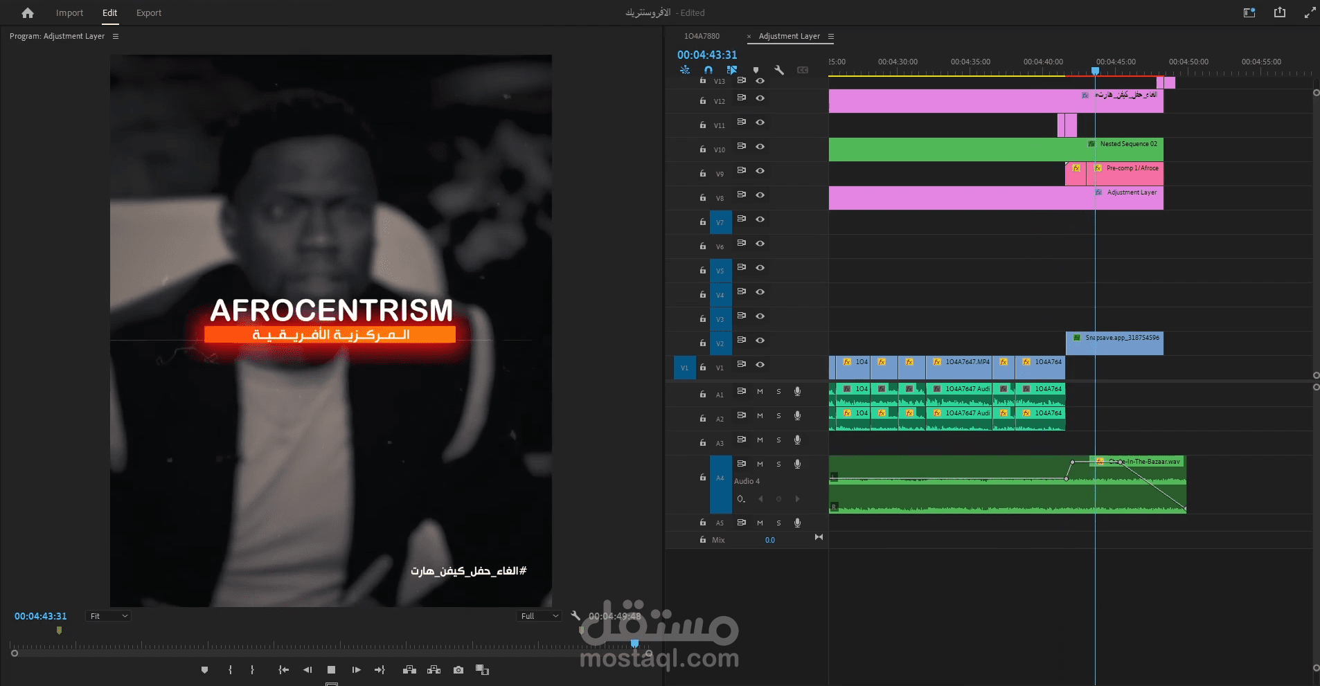 Afrocentrism - Personal project on social media