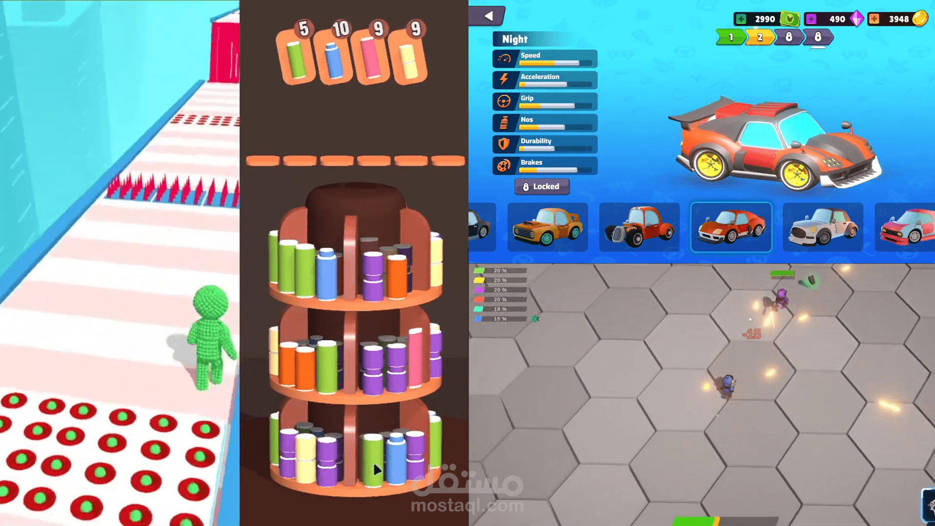 بعض الألعاب التي طورتها في السنوات الأخيرة