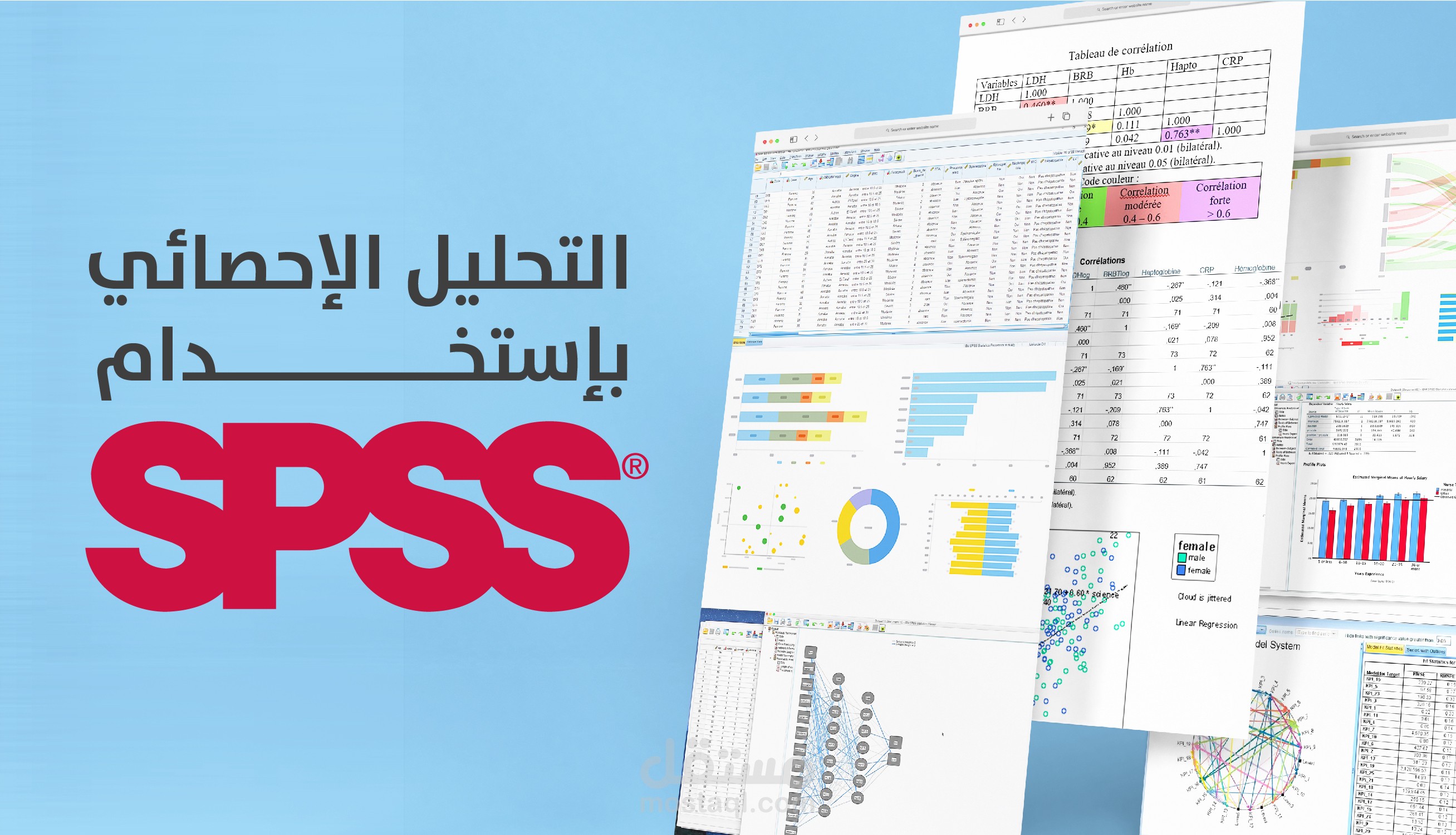 تحليل بيانات البحوث الأكاديمية باستعمال الـ SPSS
