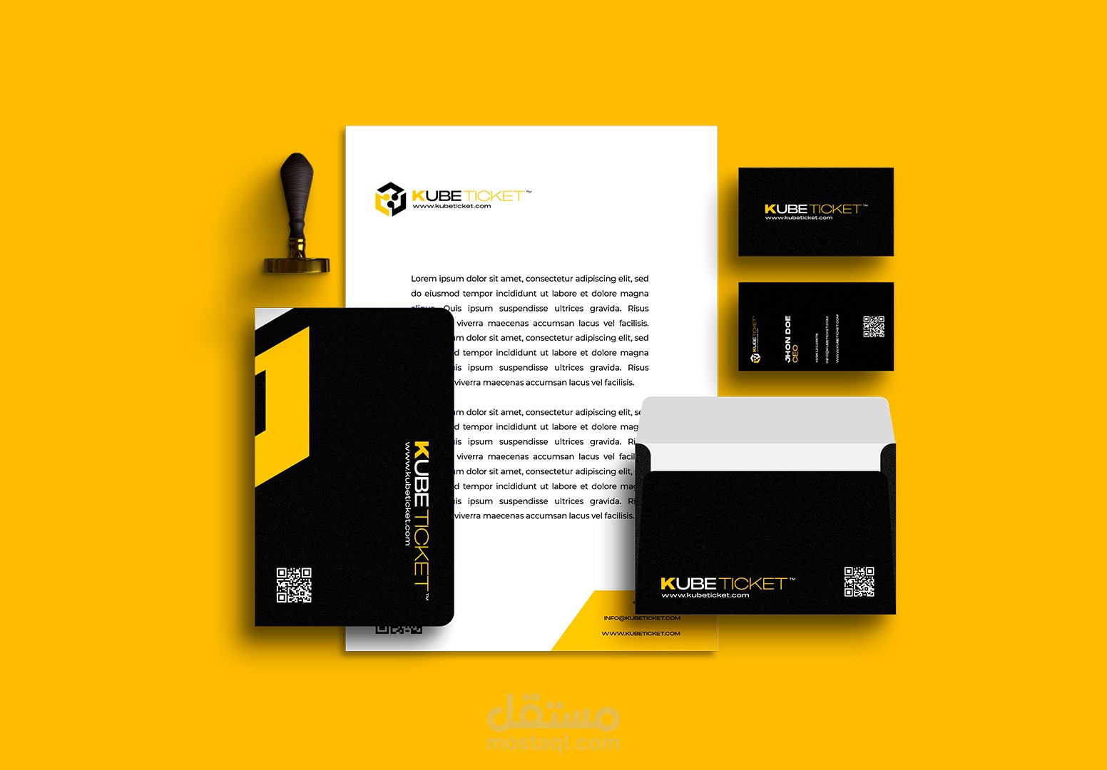 KubeTicket - Brand Visual Identity ( Ticketing & Booking Platform )