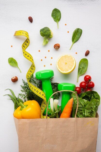 مقال عن التغذية الصحيحة والنظام الغذائي الصحي