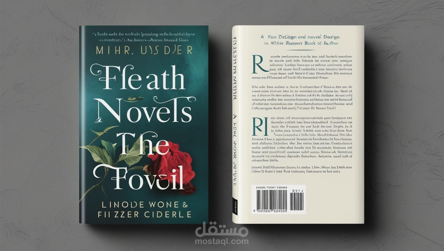 تصميم اغلفة كتب و روايات بشكل احترافي
