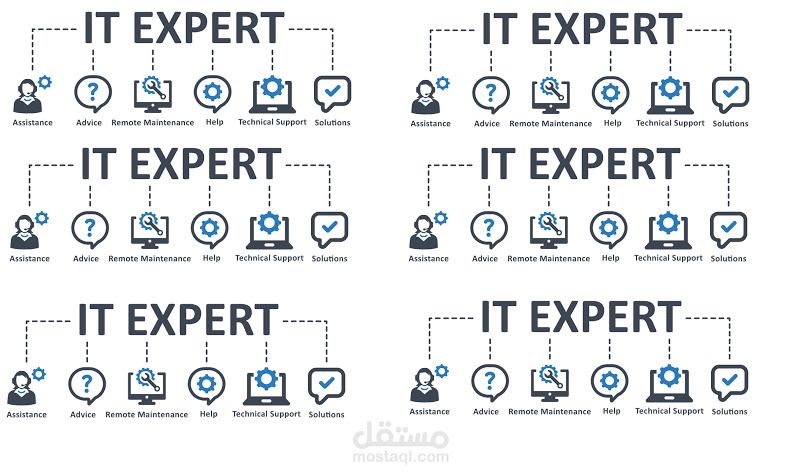تقديم الدعم الفنى والاستشارات التقنية