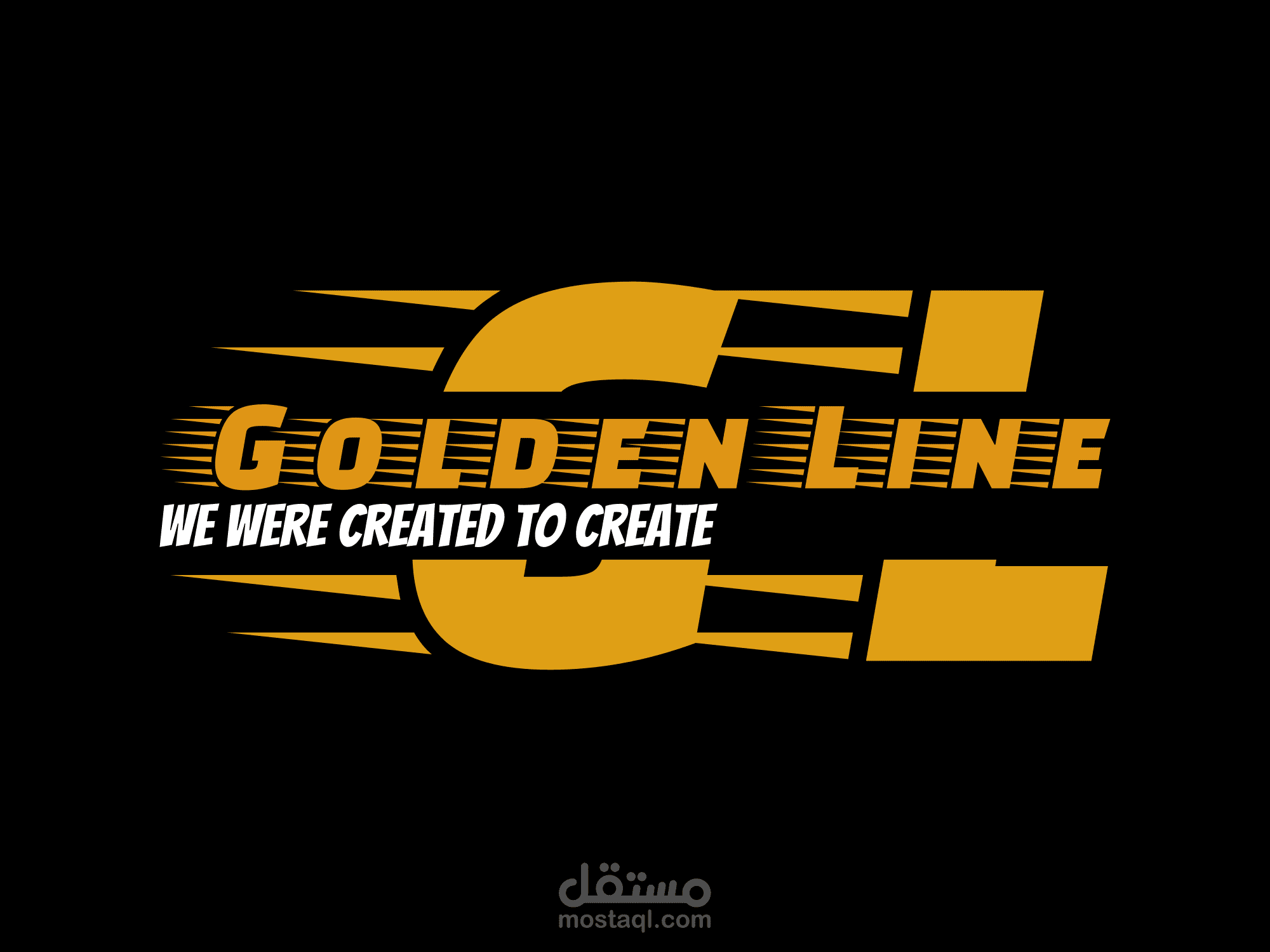 golden line