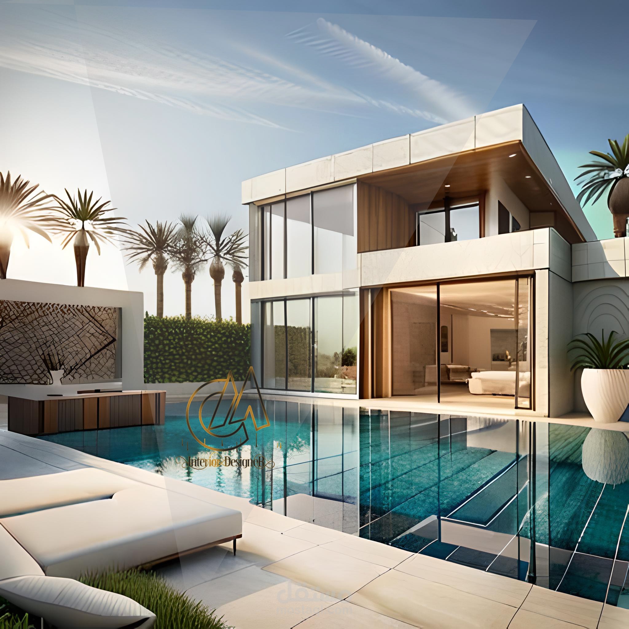 تصميم خارجى لفيلا