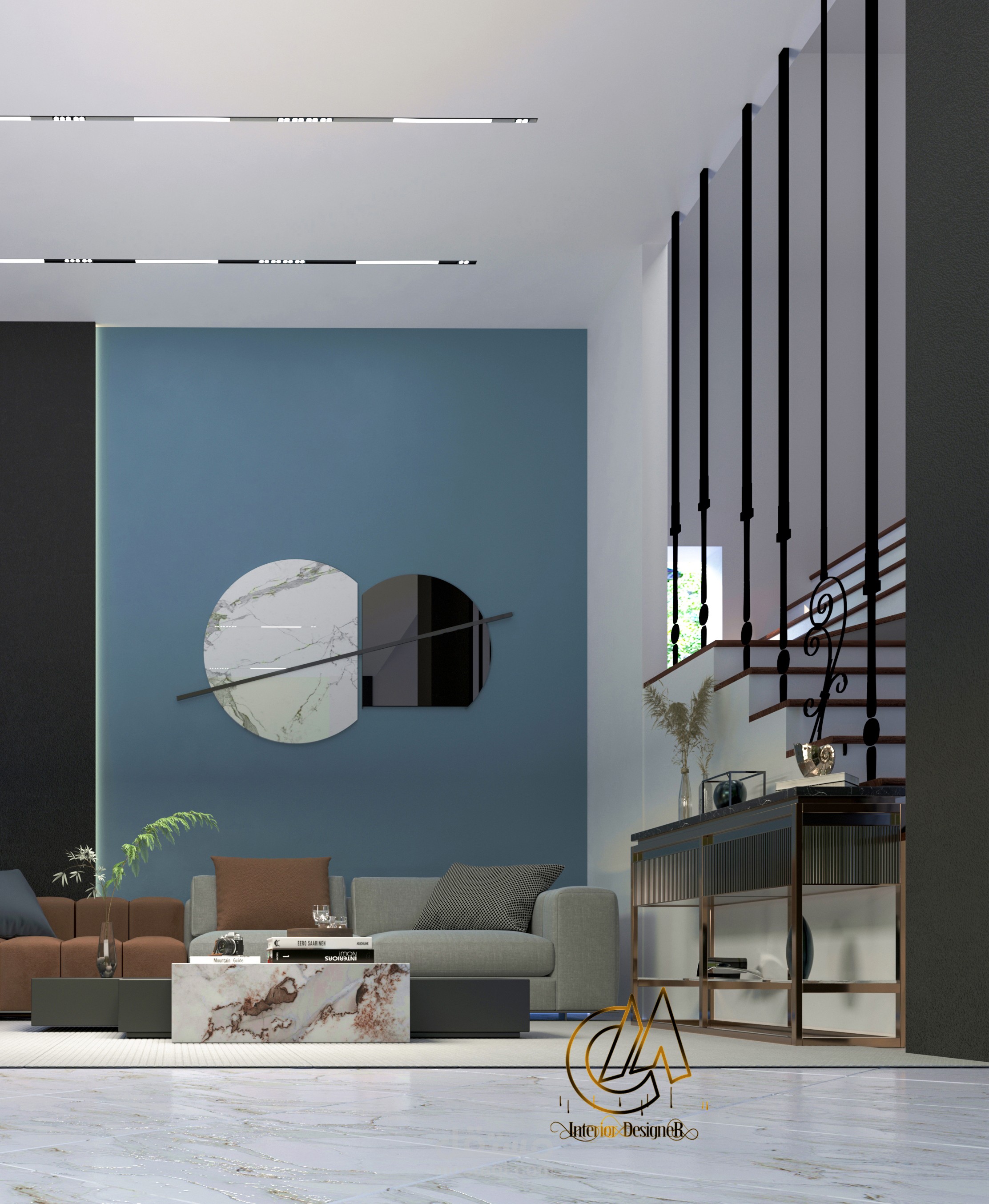 تصميم منطقة استقبال  (الامارات)