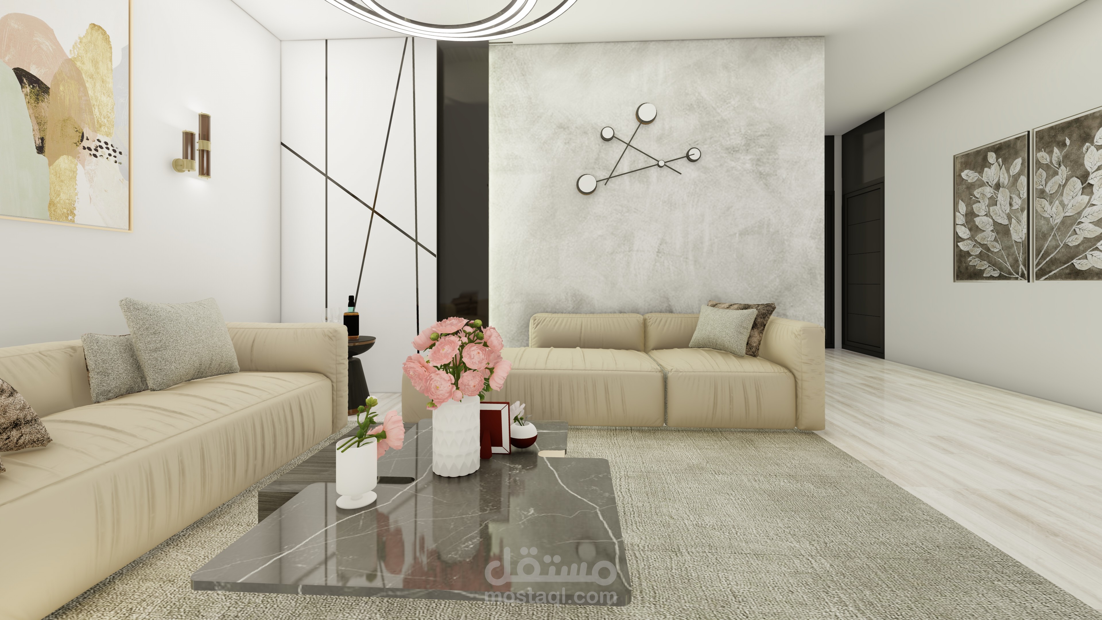 تصميم غرفة معيشة