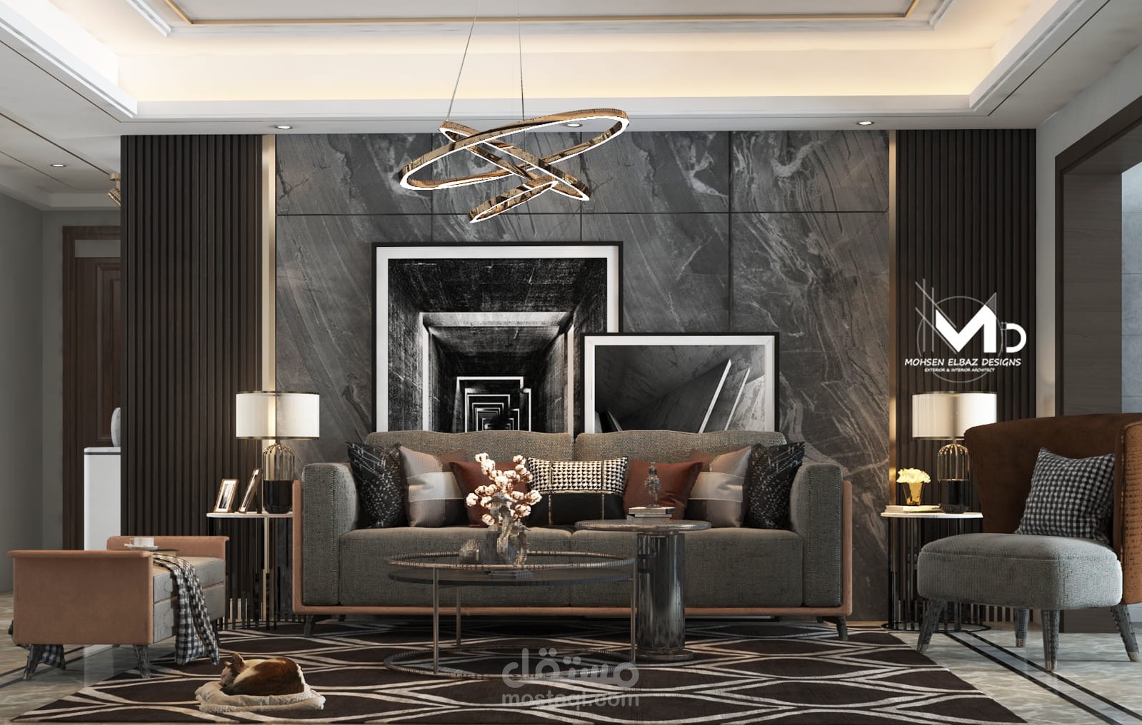 تصميم غرفة معيشة