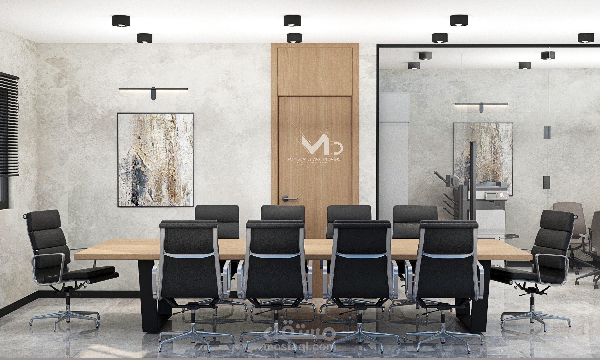 تصميم غرفة اجتماعات