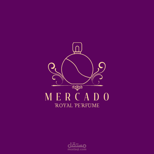 شعار لمنتجات عطور وهوية بصرية