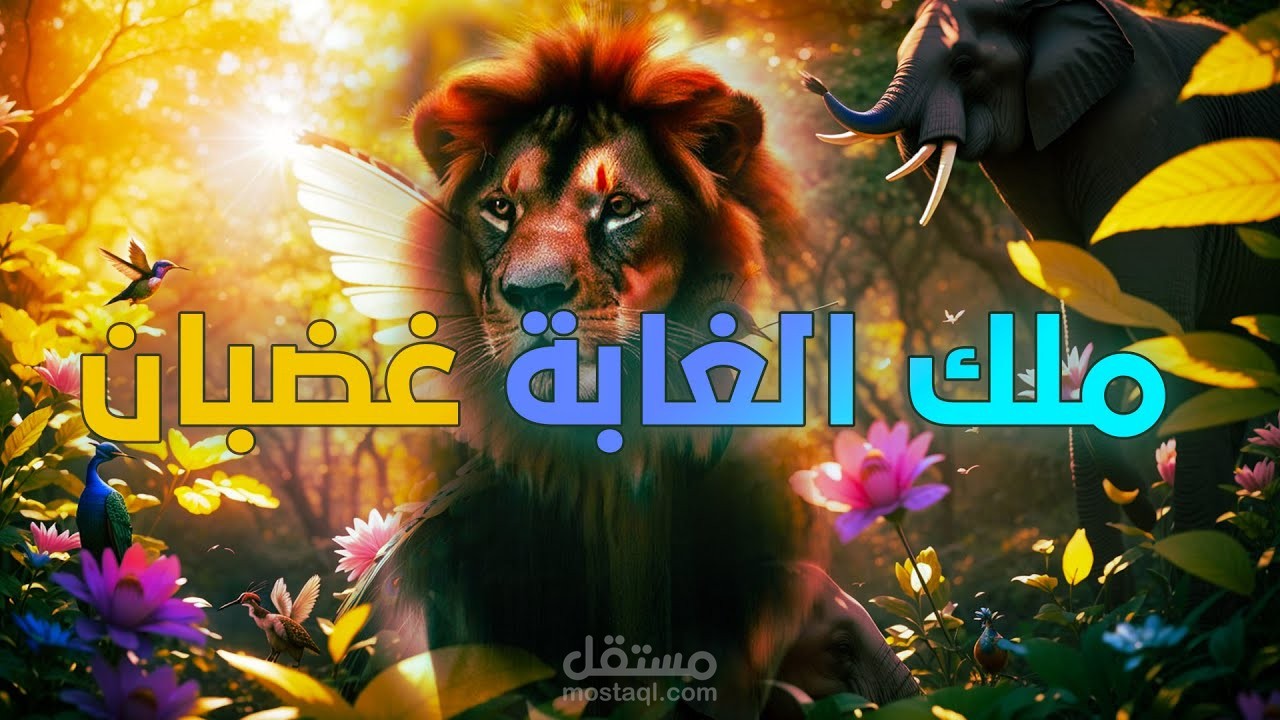 ملك الغابة غضبان